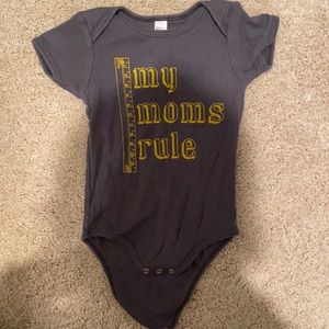 My moms rule onesie